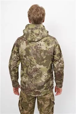 Yeni Piyade TSK Softshell Su Geçirmez Mont arkadan görünüm
