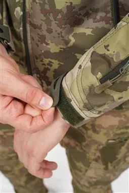 Yeni Piyade TSK Softshell Su Geçirmez Mont kol detay görünüm