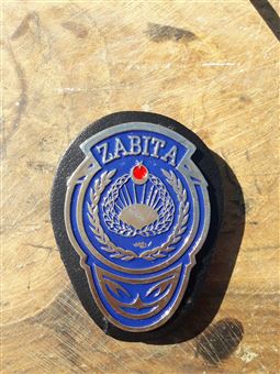 Zabıta Metal Kemer Rozeti