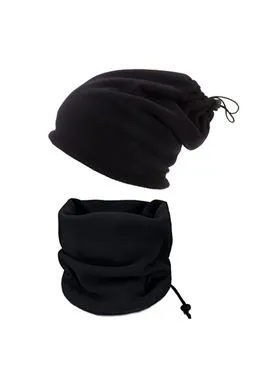 polar bere boyunluk eldiven 3lu set polar kumaş dokusu detayı