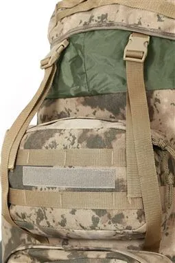jandarma kamuflaj askeri dağcı operasyon çantası 110 litre AIRMAT karbon taşıma sistemi detayı