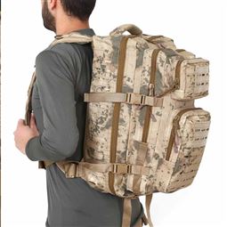 Tactical Çanta Jandarma Kamuflaj Renk 55 Litre Sırt Çantası