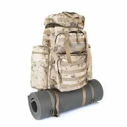jandarma kamuflaj askeri dağcı operasyon çantası 90 litre AIRMAT karbon taşıma sistemi detayı