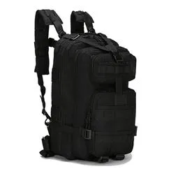 Su Geçirmez Taktik Çanta 35 Litre Siyah Renk Tactical Çanta