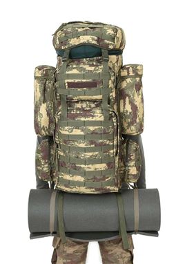 Askeri Operasyon Çantası TSK Piyade Kamuflaj Renk 110 Litre