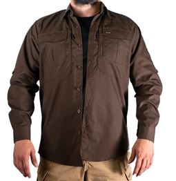 Taktik Koruma Gömleği 4 Mevsim Koyu Kahve Renk