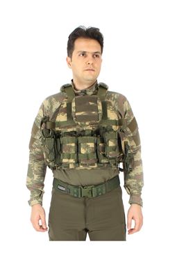 TSK Yeni Piyade Kamuflaj Tactical Balistik Plaka Takılabilir Hücum Yeleği Tactical Vest