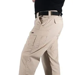 krem active taktik pantolon 4 mevsim ripstop paça detayı