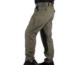 haki active taktik pantolon 4 mevsim ripstop kargo cep detayı