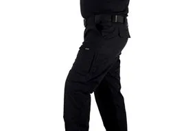 siyah active taktik pantolon 4 mevsim ripstop paça detayı