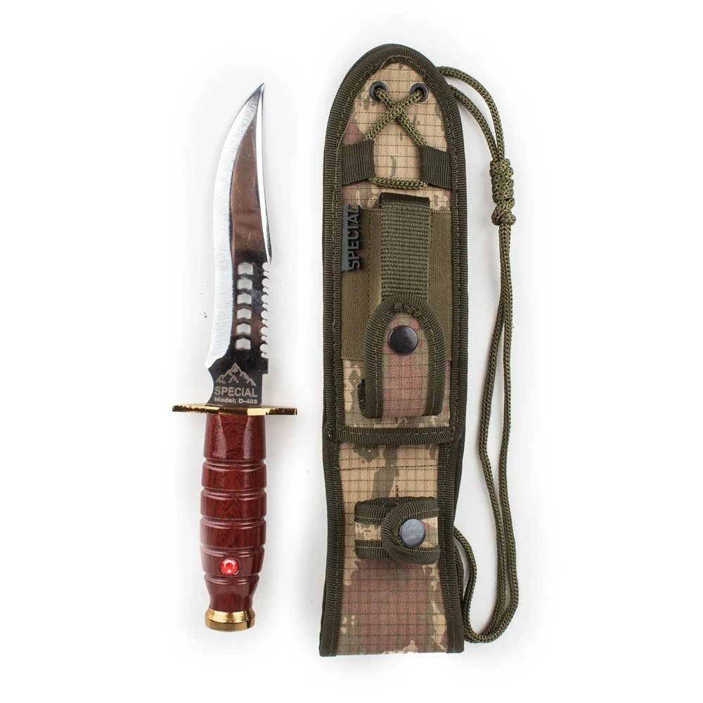 TSK Piyade Komando Bıçağı / Kasatura Kırmızı Renk