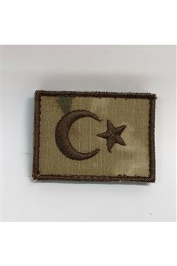 Türk Bayrağı Jandarma Kamuflaj Peç