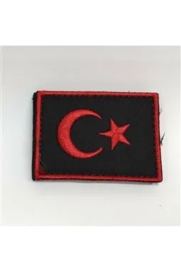 Türk Bayrağı Kırmızı-Siyah Peç